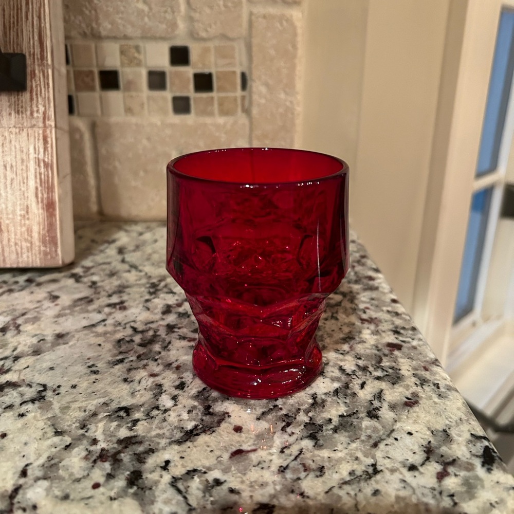 Vintage Honeycomb Georgian Glass